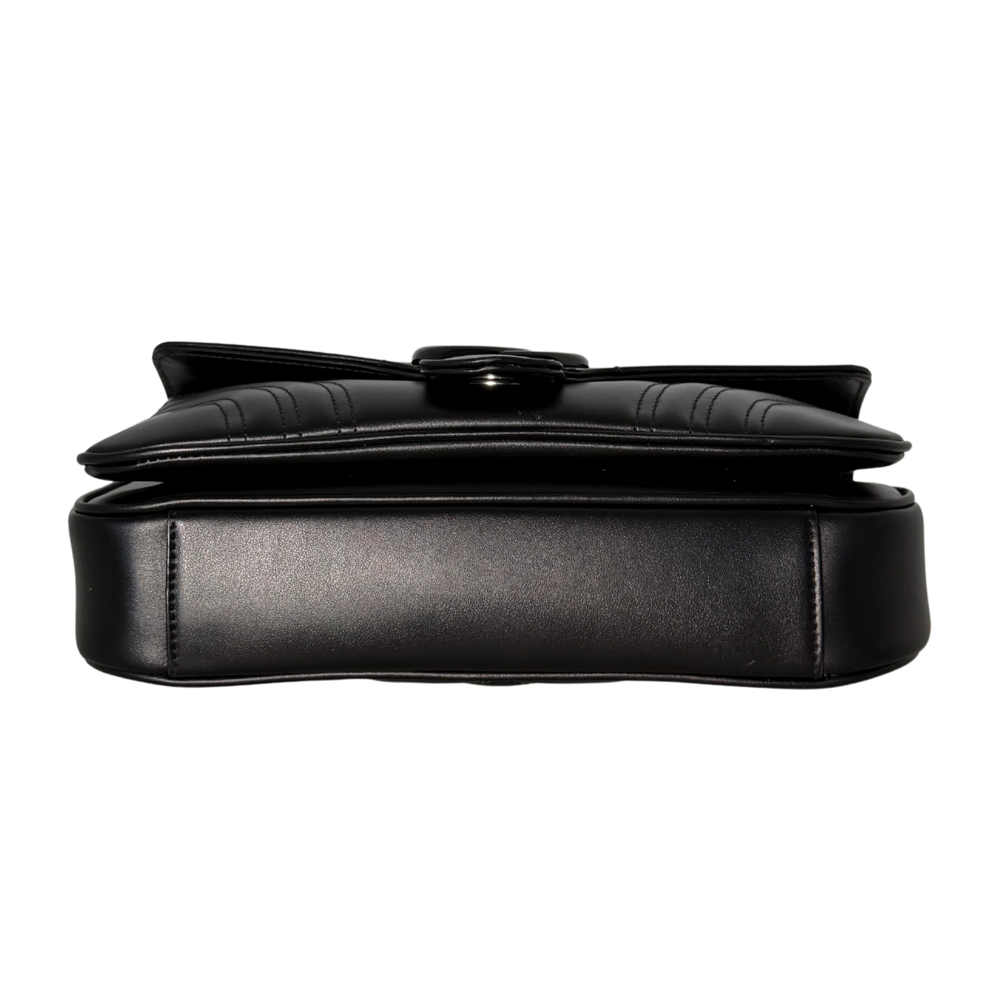 Gucci Mittelgroße GG Marmont Schultertasche Schwarz / neuwertig Gucci