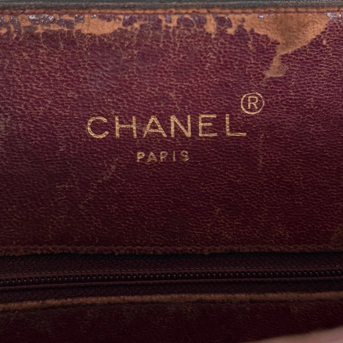 Chanel Matelassé Tote Bag mit Kettenriemen Schwarz / gut Chanel