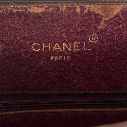 Chanel Matelassé Tote Bag mit Kettenriemen Schwarz / gut Chanel