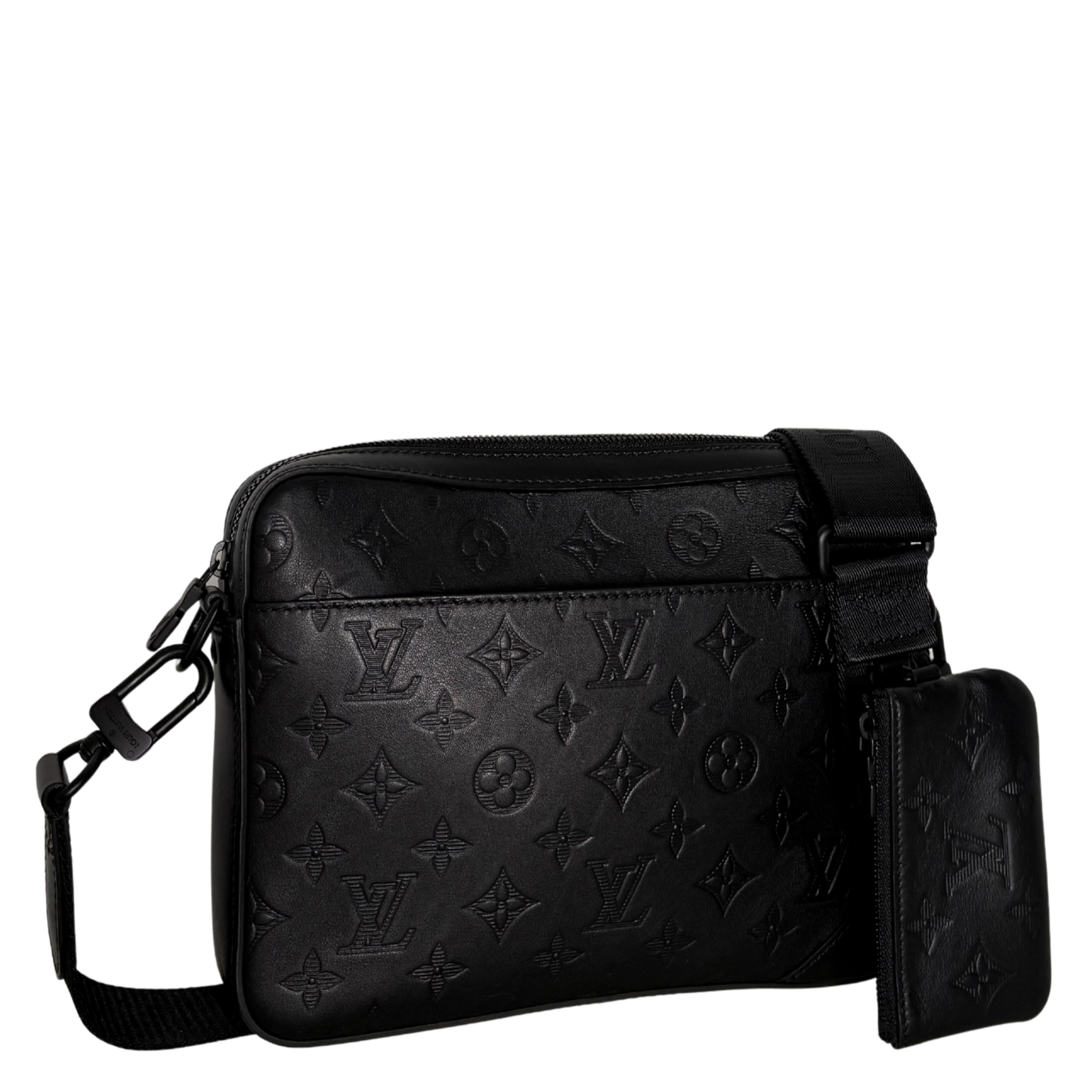 Louis Vuitton Duo Messenger Bag Schwarz Fullset / neuwertig