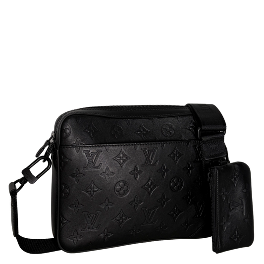 Louis Vuitton Duo Messenger Bag Schwarz Fullset / neuwertig