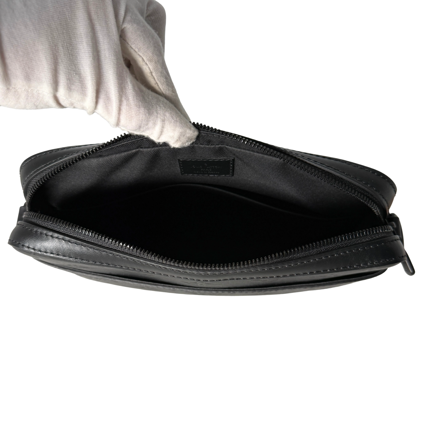 Louis Vuitton Duo Messenger Bag Schwarz Fullset / neuwertig