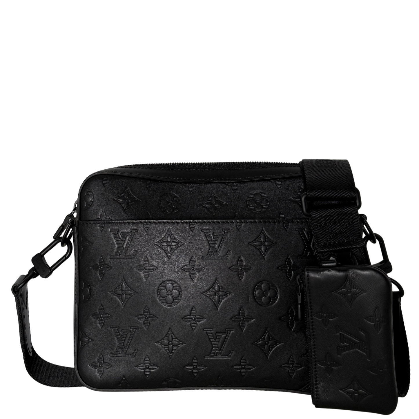 Louis Vuitton Duo Messenger Bag Schwarz Fullset / neuwertig