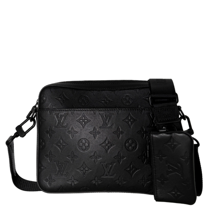 Louis Vuitton Duo Messenger Bag Schwarz Fullset / neuwertig