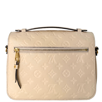 Louis Vuitton Pochette Métis MM Monogram Empreinte M44738 Crème Fullset / gut Louis Vuitton