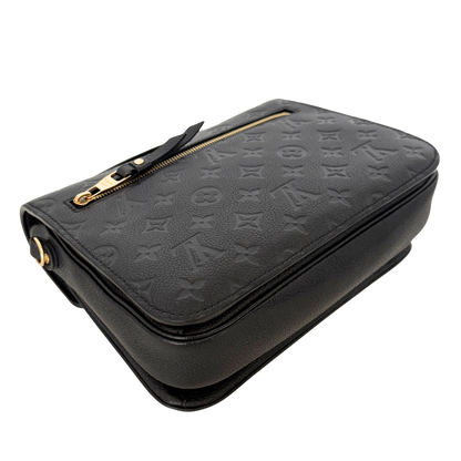 Louis Vuitton Pochette Métis Monogram Empreinte Schwarz Fullset / sehr gut Louis Vuitton