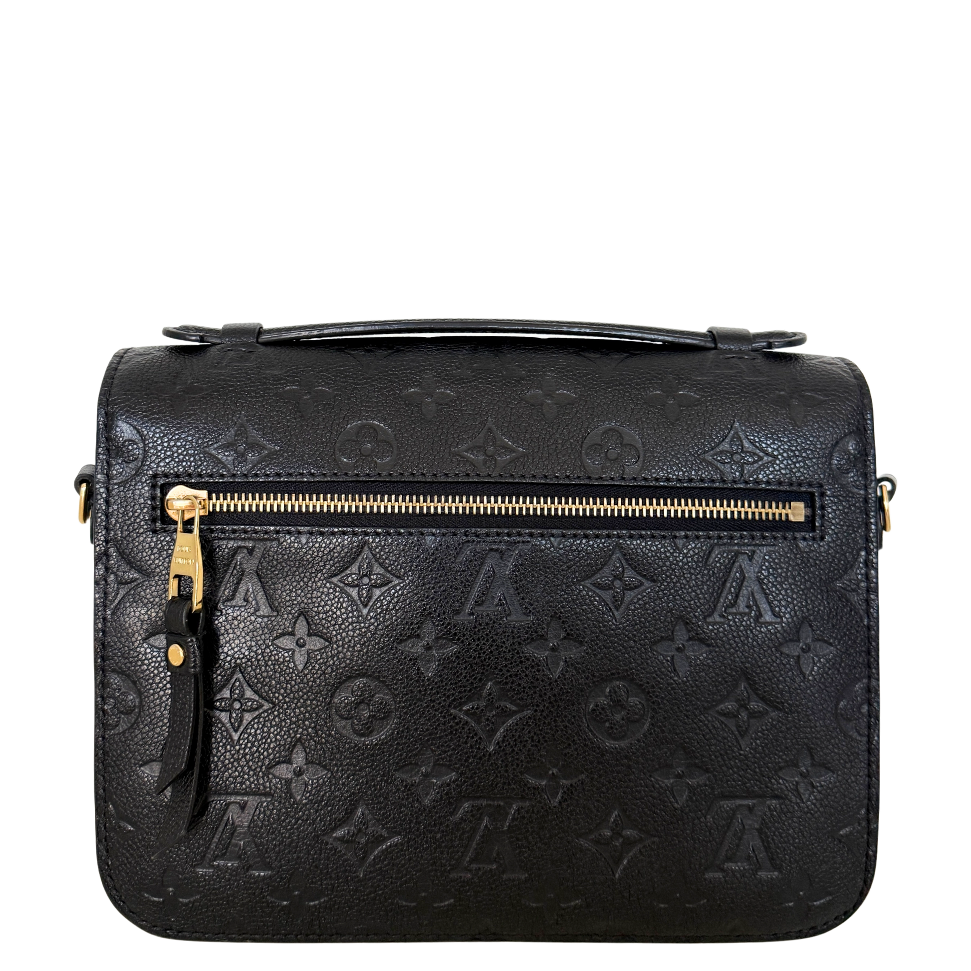 Louis Vuitton Pochette Métis Monogram Empreinte Schwarz Fullset / sehr gut Louis Vuitton