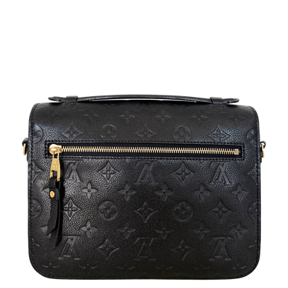 Louis Vuitton Pochette Métis Monogram Empreinte Schwarz Fullset / sehr gut Louis Vuitton