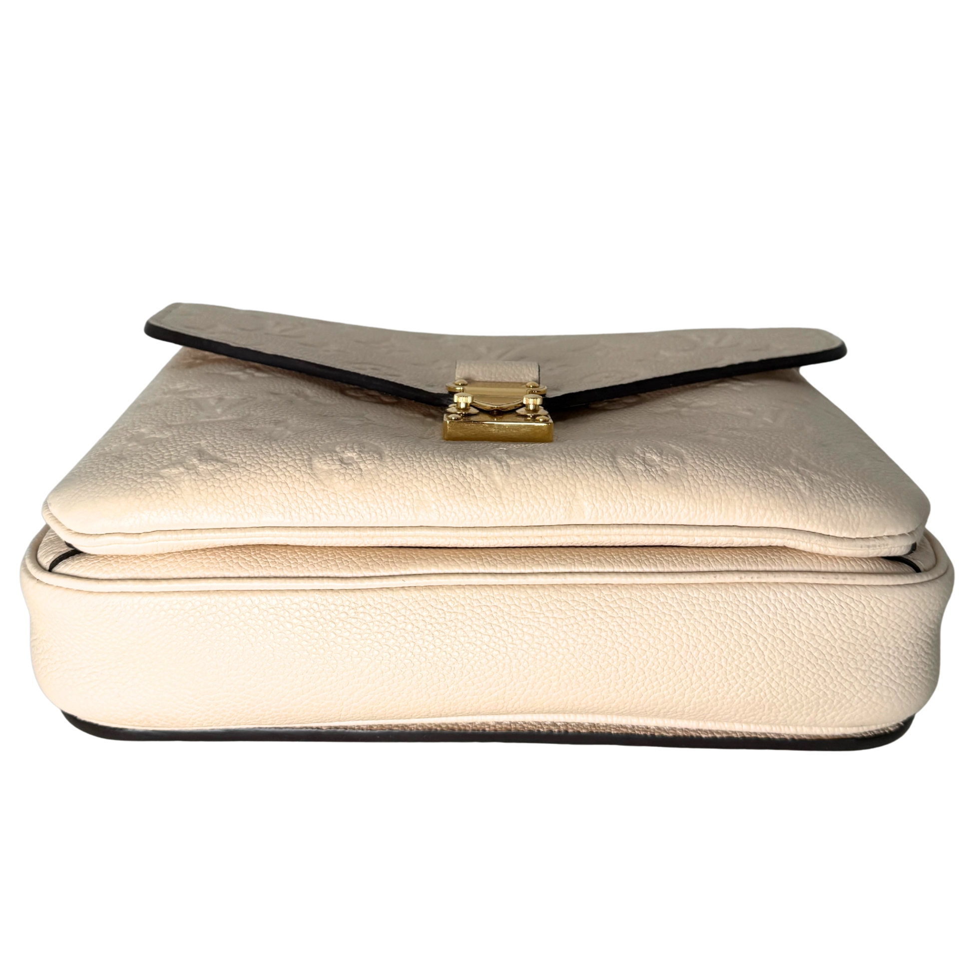 Louis Vuitton Pochette Métis MM Monogram Empreinte M44738 Crème Fullset / gut Louis Vuitton