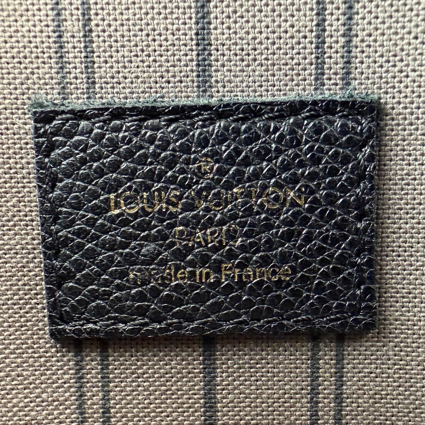 Louis Vuitton Pochette Métis Monogram Empreinte Schwarz Fullset / sehr gut Louis Vuitton