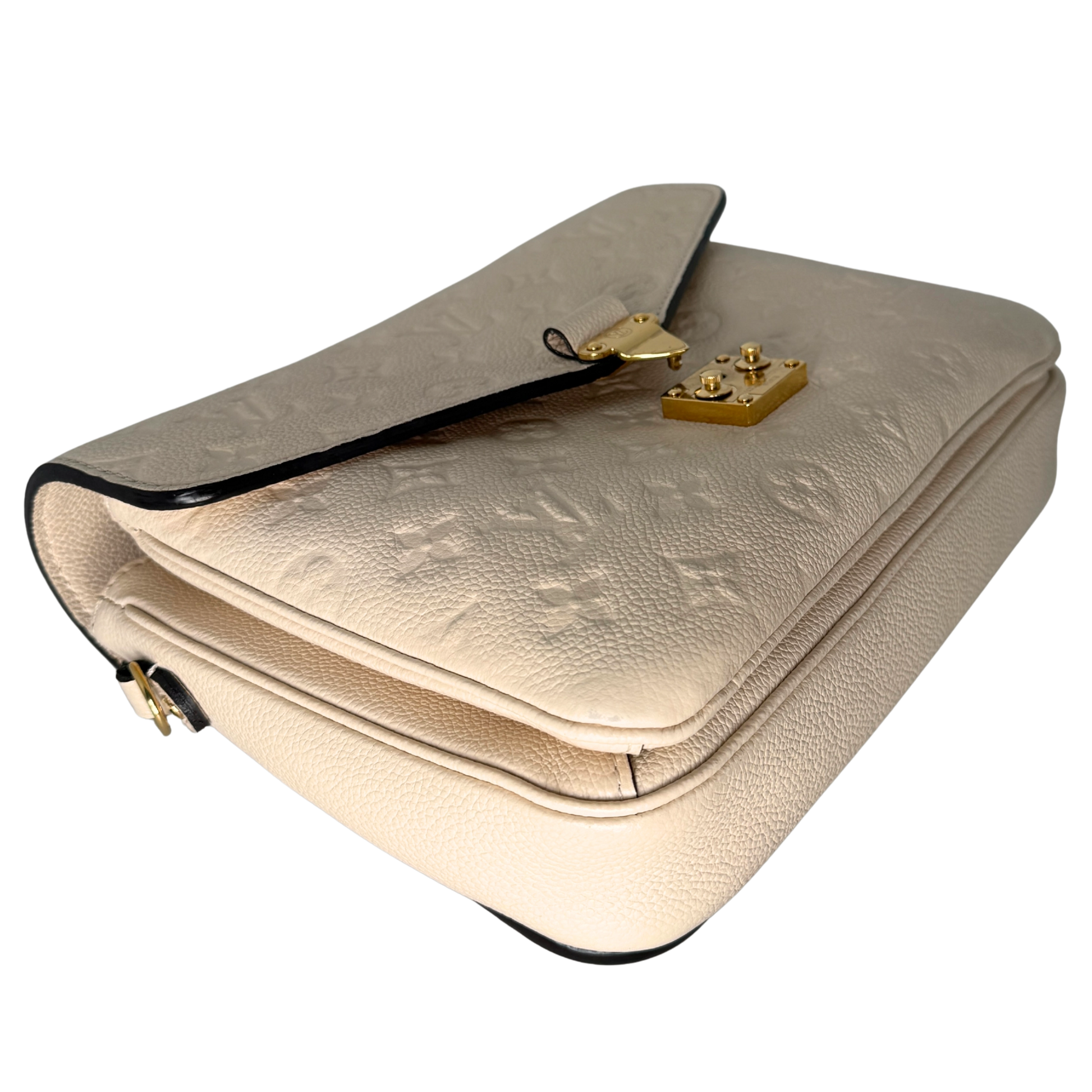 Louis Vuitton Pochette Métis MM Monogram Empreinte M44738 Crème Fullset / gut Louis Vuitton