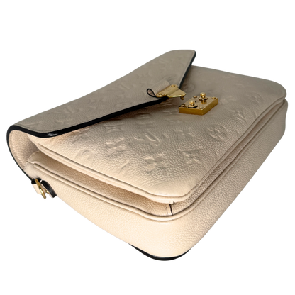 Louis Vuitton Pochette Métis MM Monogram Empreinte M44738 Crème Fullset / gut Louis Vuitton