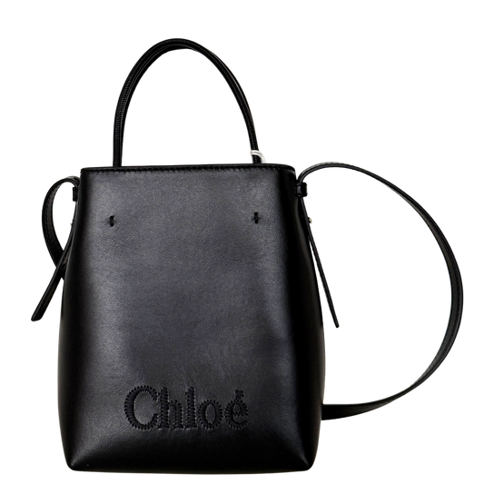 Chloé Micro Sense Tote Bag Schwarz / neuwertig Chloé