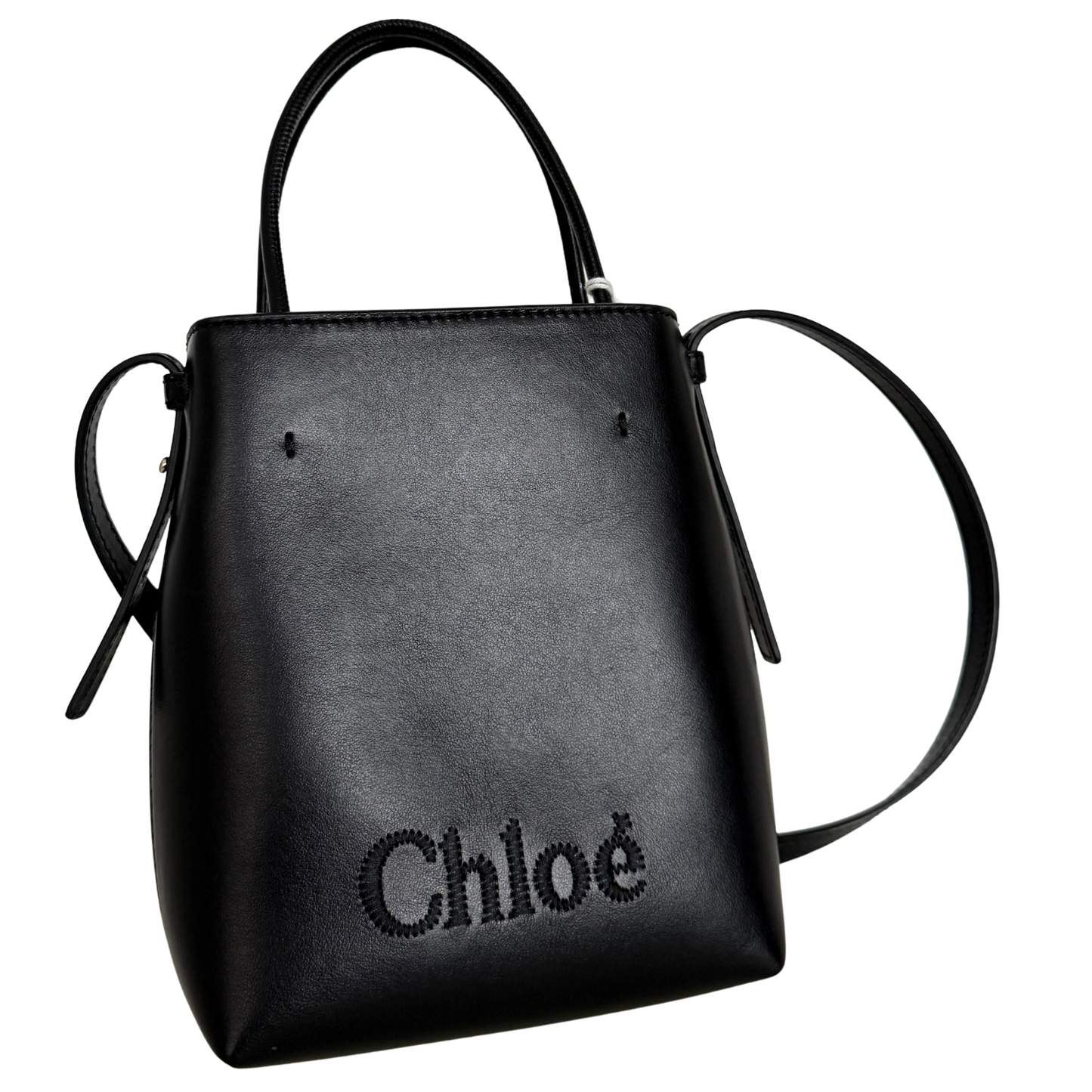 Chloé Micro Sense Tote Bag Schwarz / neuwertig Chloé