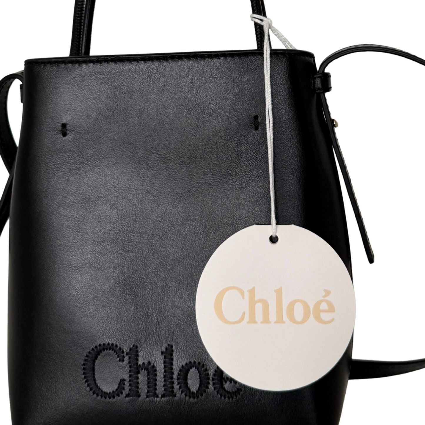 Chloé Micro Sense Tote Bag Schwarz / neuwertig Chloé