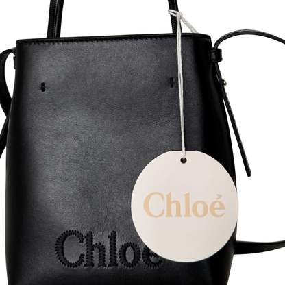 Chloé Micro Sense Tote Bag Schwarz / neuwertig Chloé