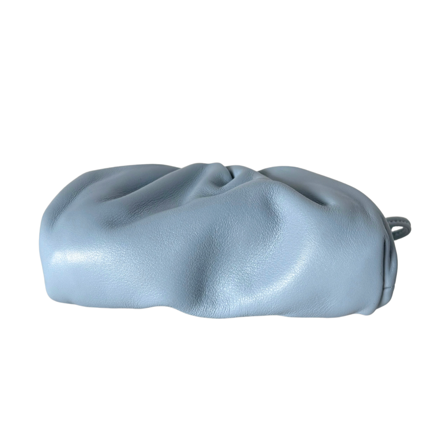 Bottega Veneta Micro Pouch Clutch Hellblau / neuwertig Bottega Veneta