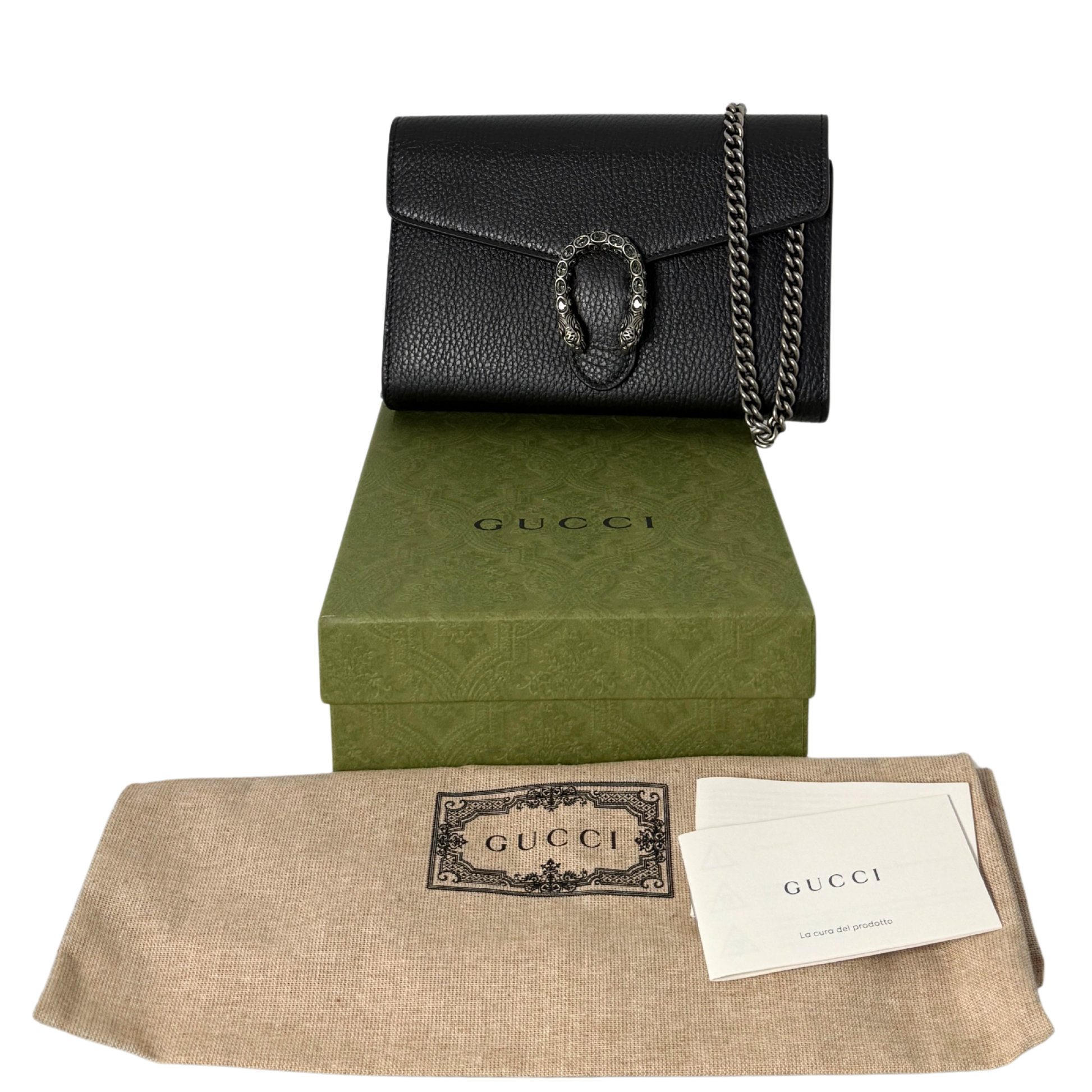 Gucci Dionysus Mini-Tasche Schwarz / neuwertig Gucci