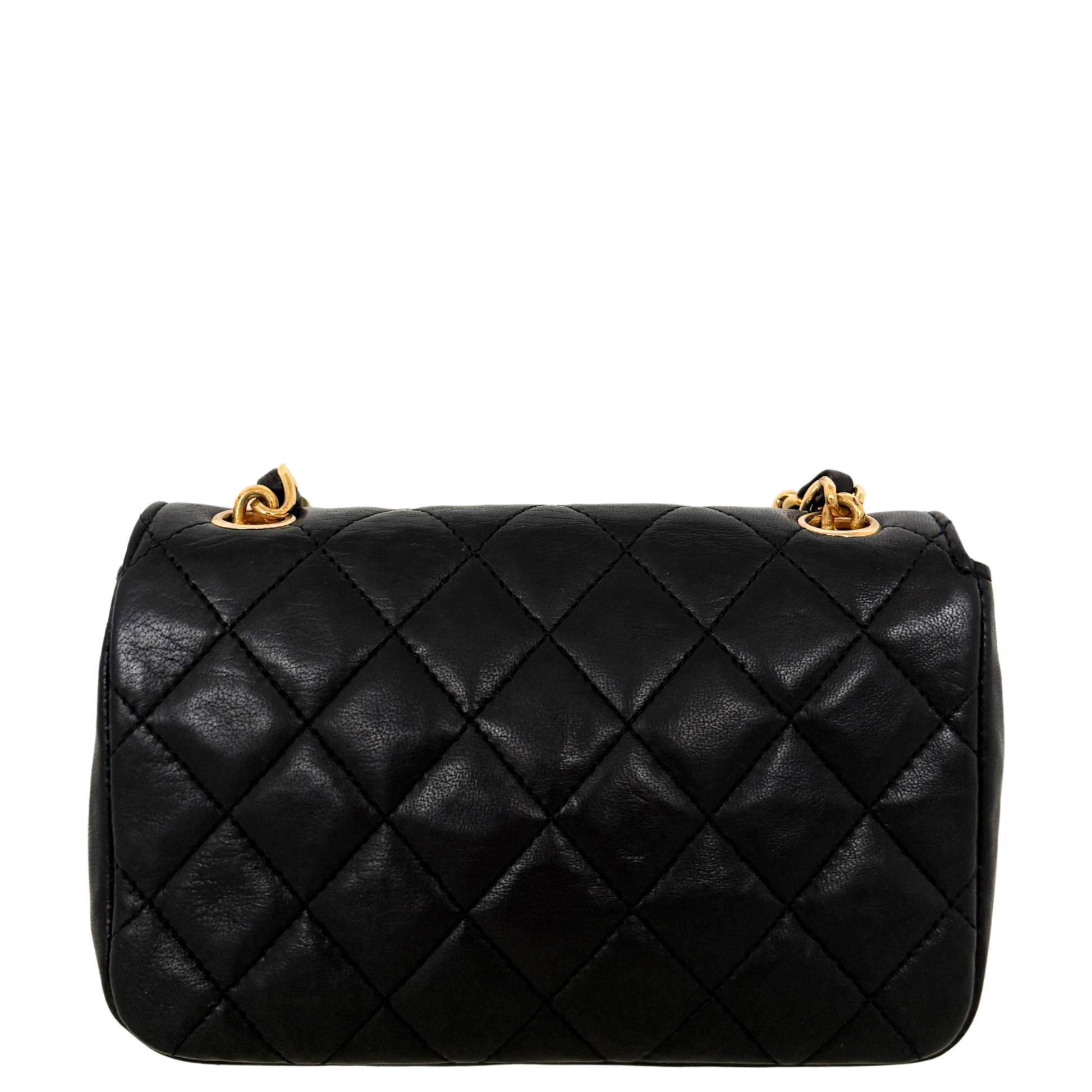 Chanel Mini Single Flap Bag Schwarz / gut Chanel