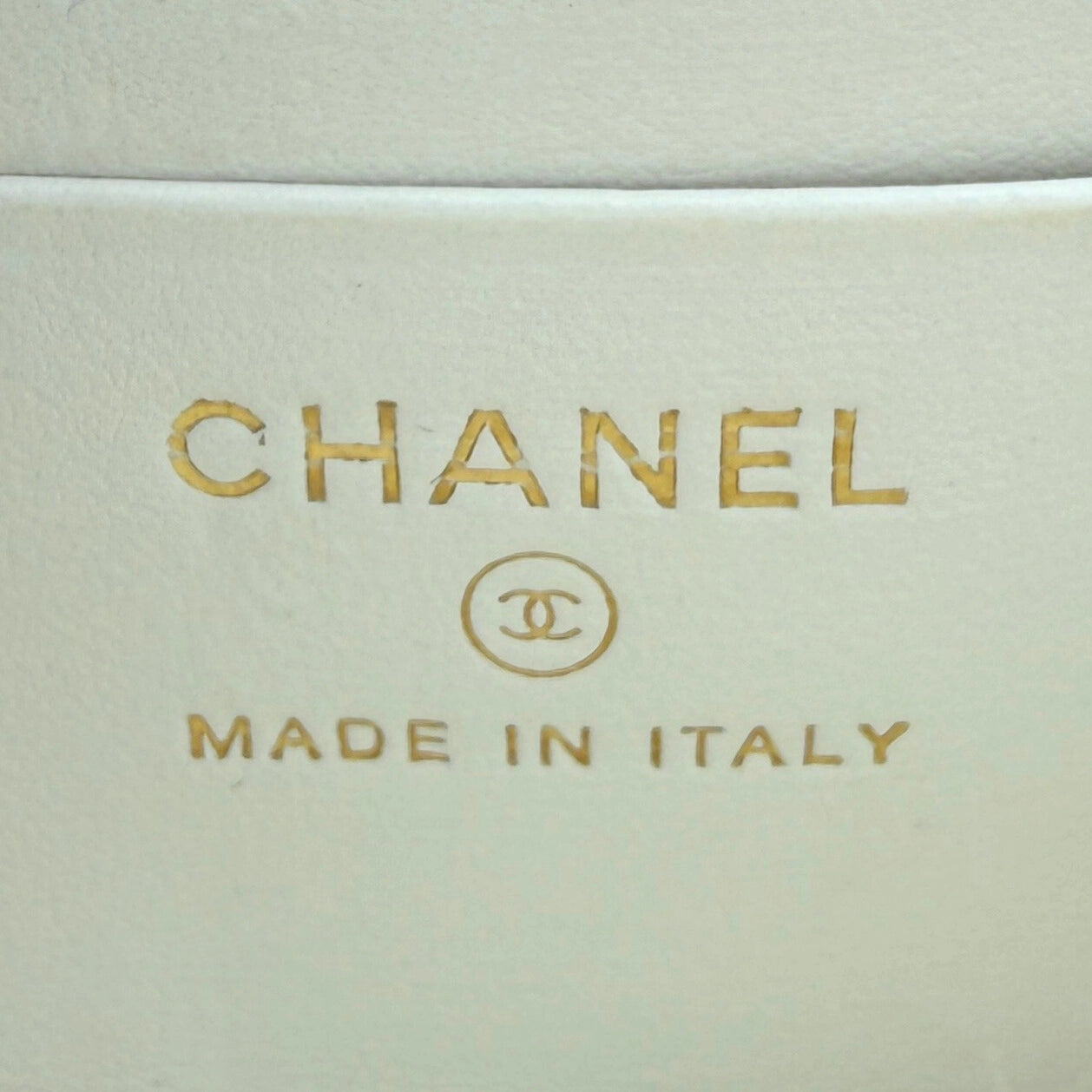 Chanel Mini Flap Bag Weiß / sehr gut Chanel