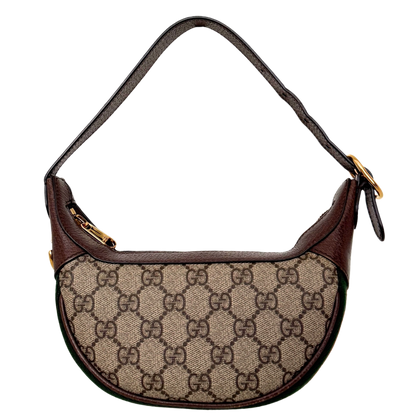 Gucci Kleine Ophidia Schultertasche Braun Fullset / neuwertig Gucci