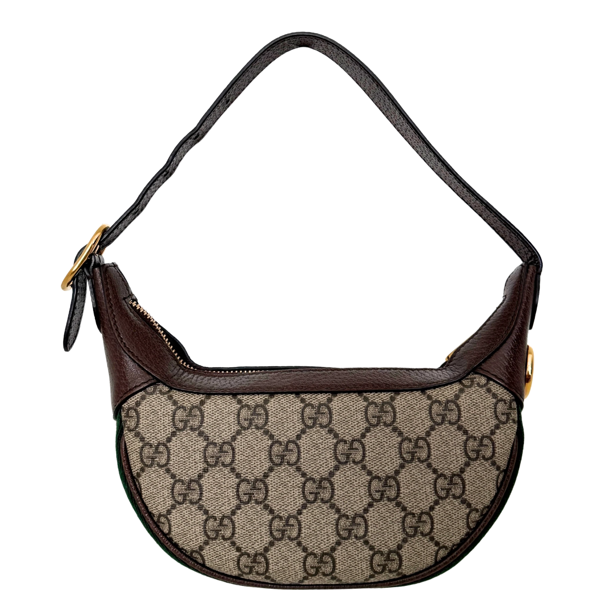 Gucci Kleine Ophidia Schultertasche Braun Fullset / neuwertig Gucci
