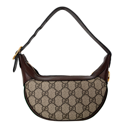 Gucci Kleine Ophidia Schultertasche Braun Fullset / neuwertig Gucci