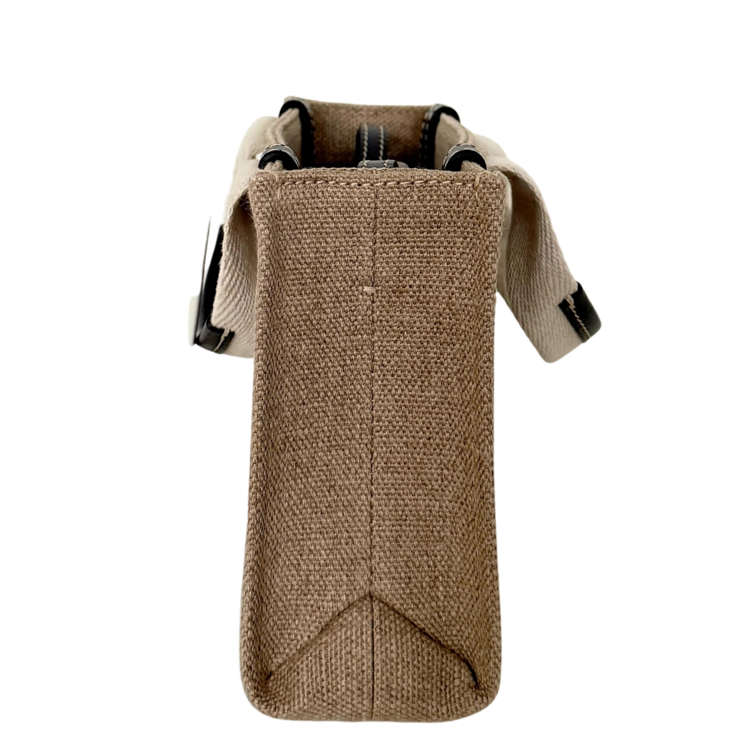 Chloé Woody Mini-Tote Bag aus Leinen Beige / neuwertig Chloé