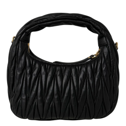 Miu Miu Wander Hobo Bag klein Nappaleder Schwarz MIU MIU