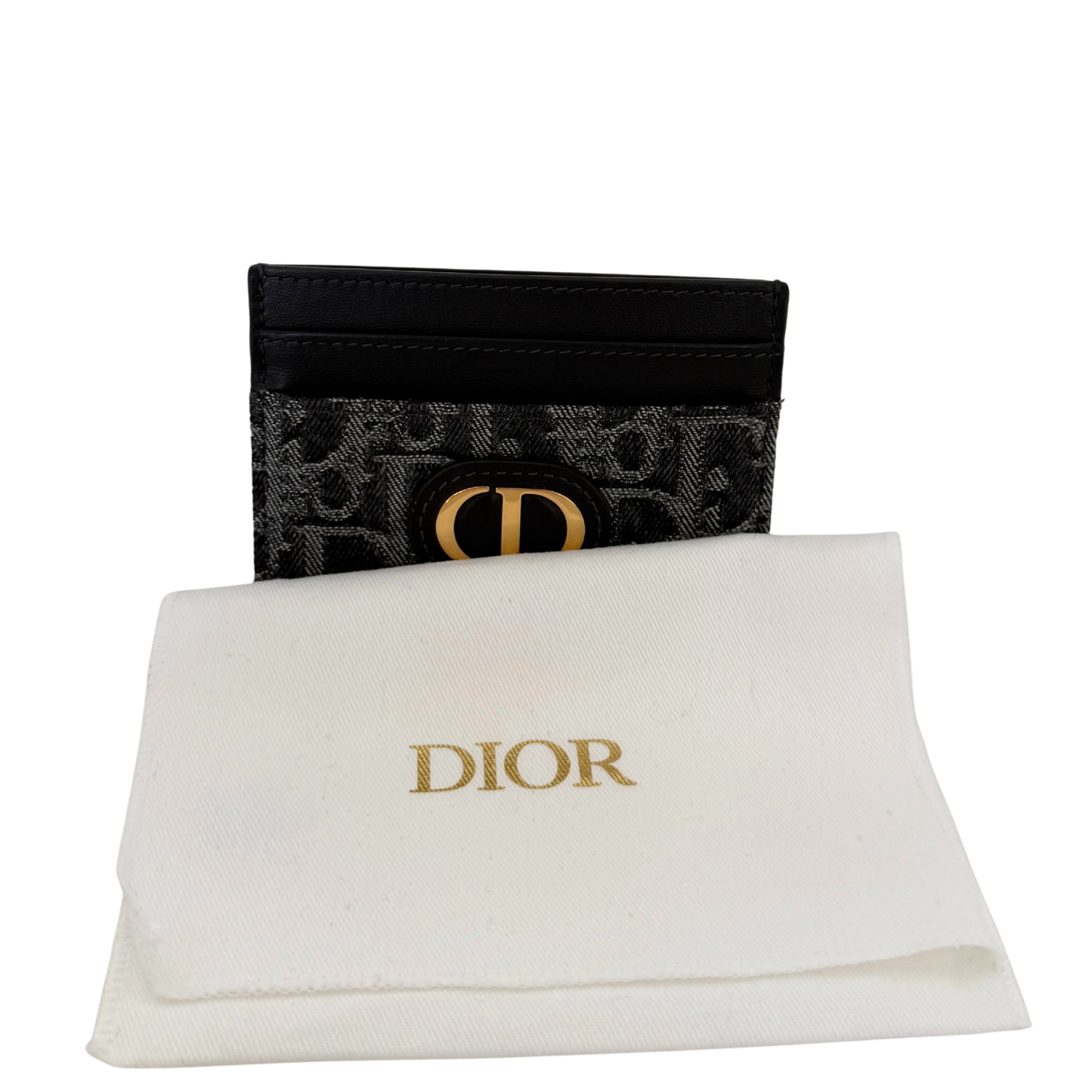 Dior 30 Montaigne Freesia Kartenetui Dunkelblau / neuwertig Dior