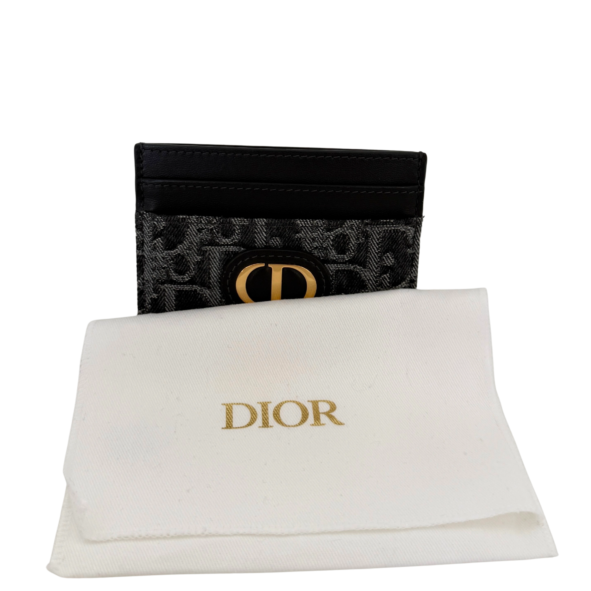 Dior 30 Montaigne Freesia Kartenetui Dunkelblau / neuwertig Dior