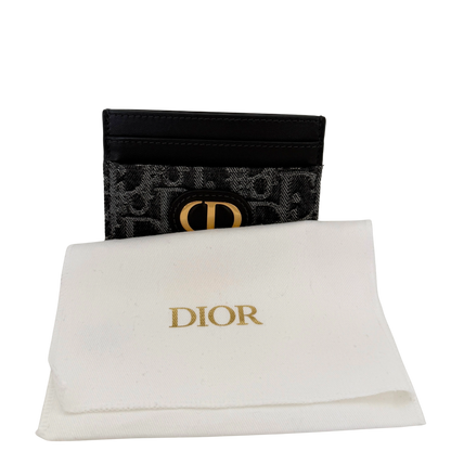 Dior 30 Montaigne Freesia Kartenetui Dunkelblau / neuwertig Dior
