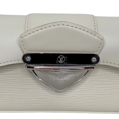 Louis Vuitton Montaigne Clutch Epi Leder creme / neuwertig Louis Vuitton