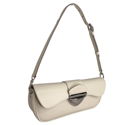 Louis Vuitton Montaigne Clutch Epi Leder creme / neuwertig Louis Vuitton
