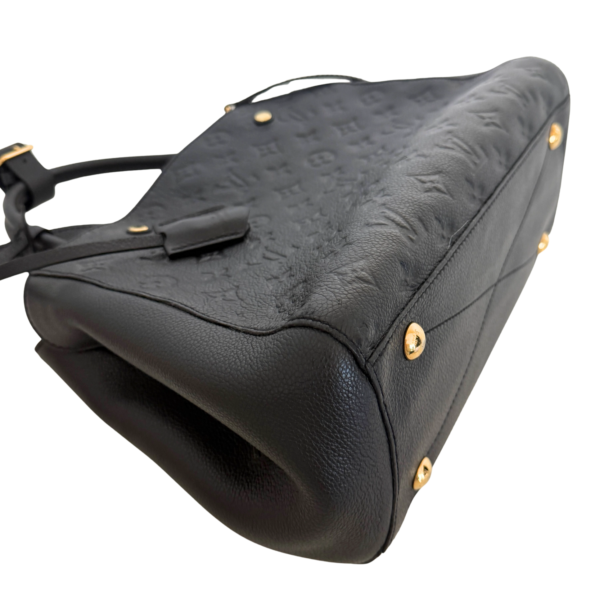 Louis Vuitton Montaigne BB Monogram Empreinte Schwarz / sehr gut Louis Vuitton