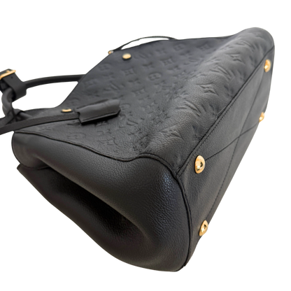 Louis Vuitton Montaigne BB Monogram Empreinte Schwarz / sehr gut Louis Vuitton