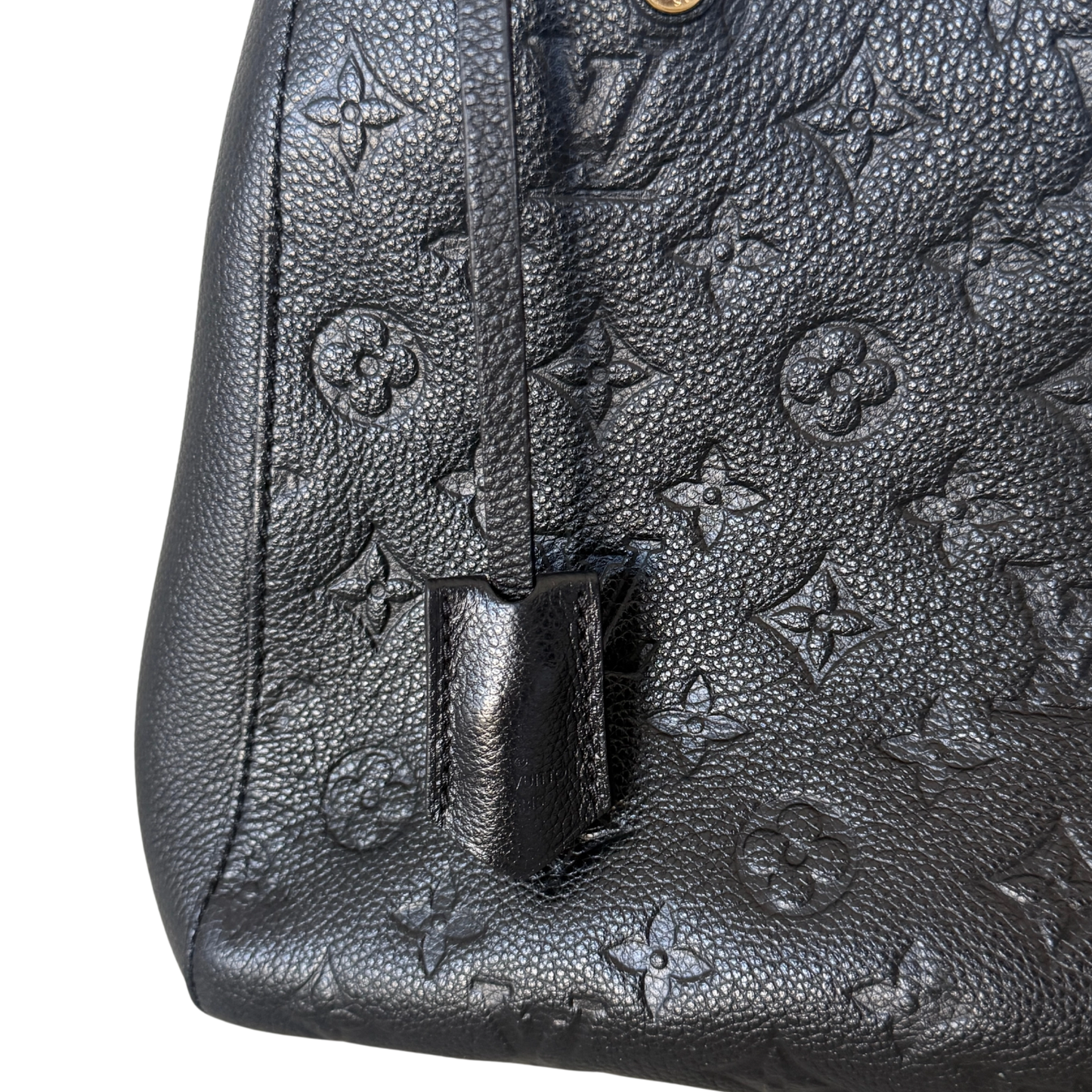 Louis Vuitton Montaigne BB Monogram Empreinte Schwarz / sehr gut Louis Vuitton