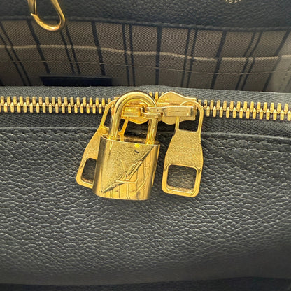 Louis Vuitton Montaigne BB Monogram Empreinte Schwarz / sehr gut Louis Vuitton