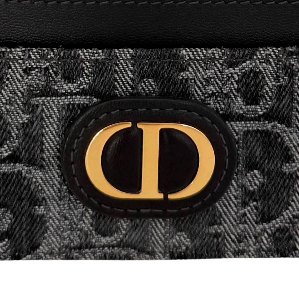 Dior 30 Montaigne Freesia Kartenetui Dunkelblau / neuwertig Dior