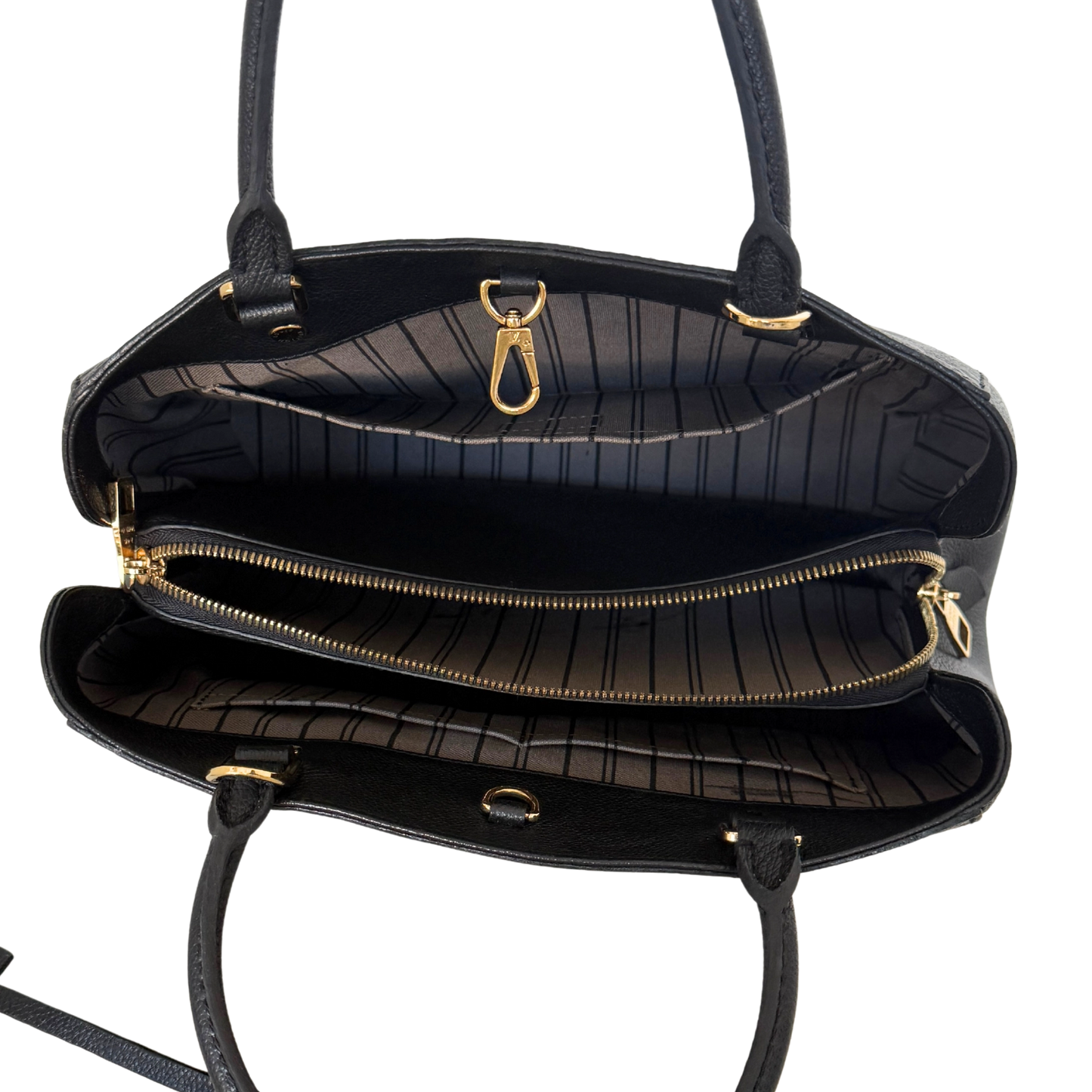 Louis Vuitton Montaigne BB Monogram Empreinte Schwarz / sehr gut Louis Vuitton