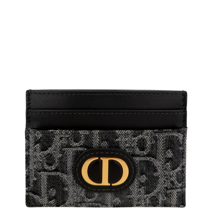 Dior 30 Montaigne Freesia Kartenetui Dunkelblau / neuwertig Dior