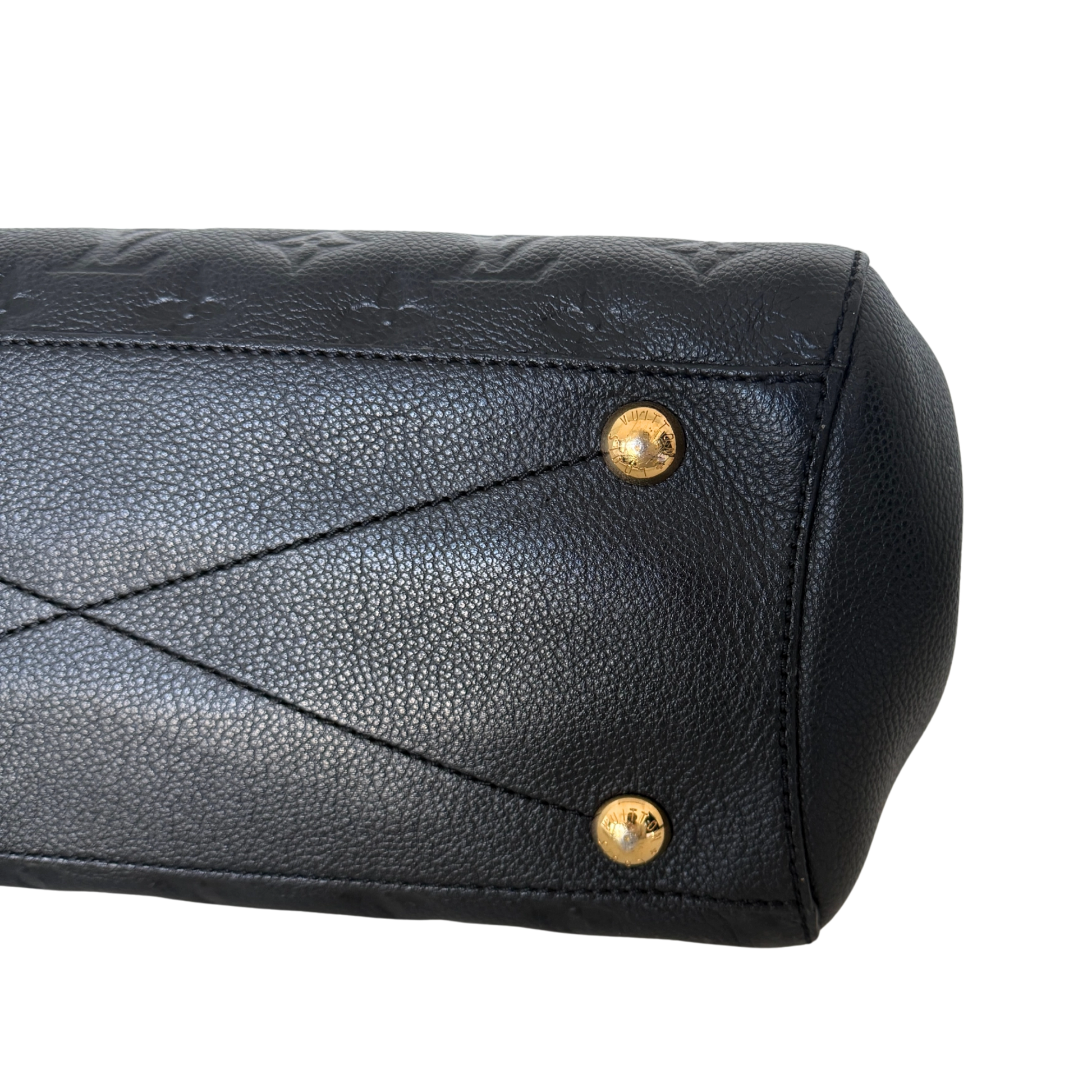 Louis Vuitton Montaigne BB Monogram Empreinte Schwarz / sehr gut Louis Vuitton