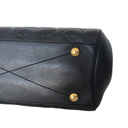 Louis Vuitton Montaigne BB Monogram Empreinte Schwarz / sehr gut Louis Vuitton