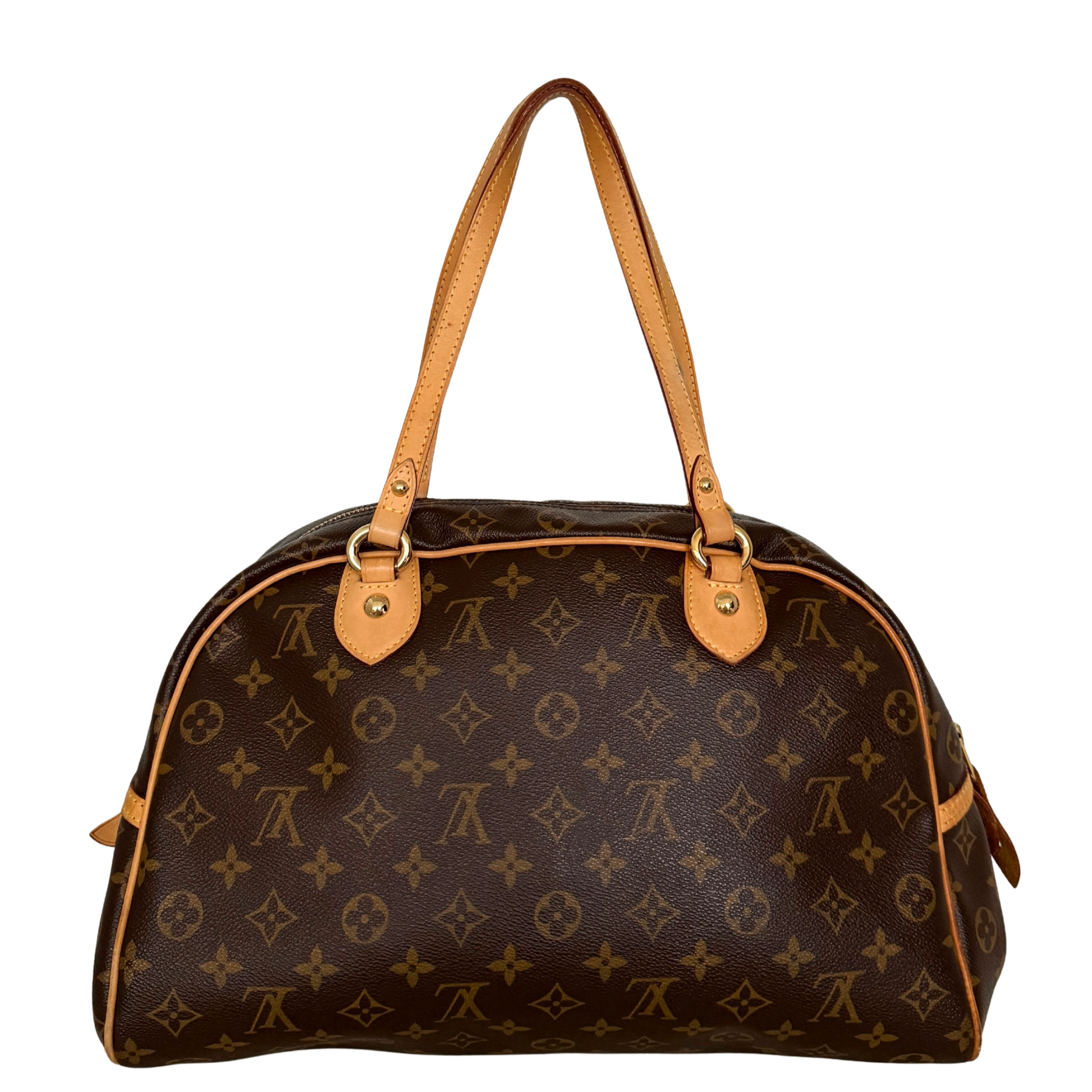 Louis Vuitton Montorgueil GM Schultertasche M95566 Braun / gut Louis Vuitton