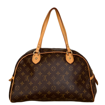 Louis Vuitton Montorgueil GM Schultertasche M95566 Braun / gut Louis Vuitton