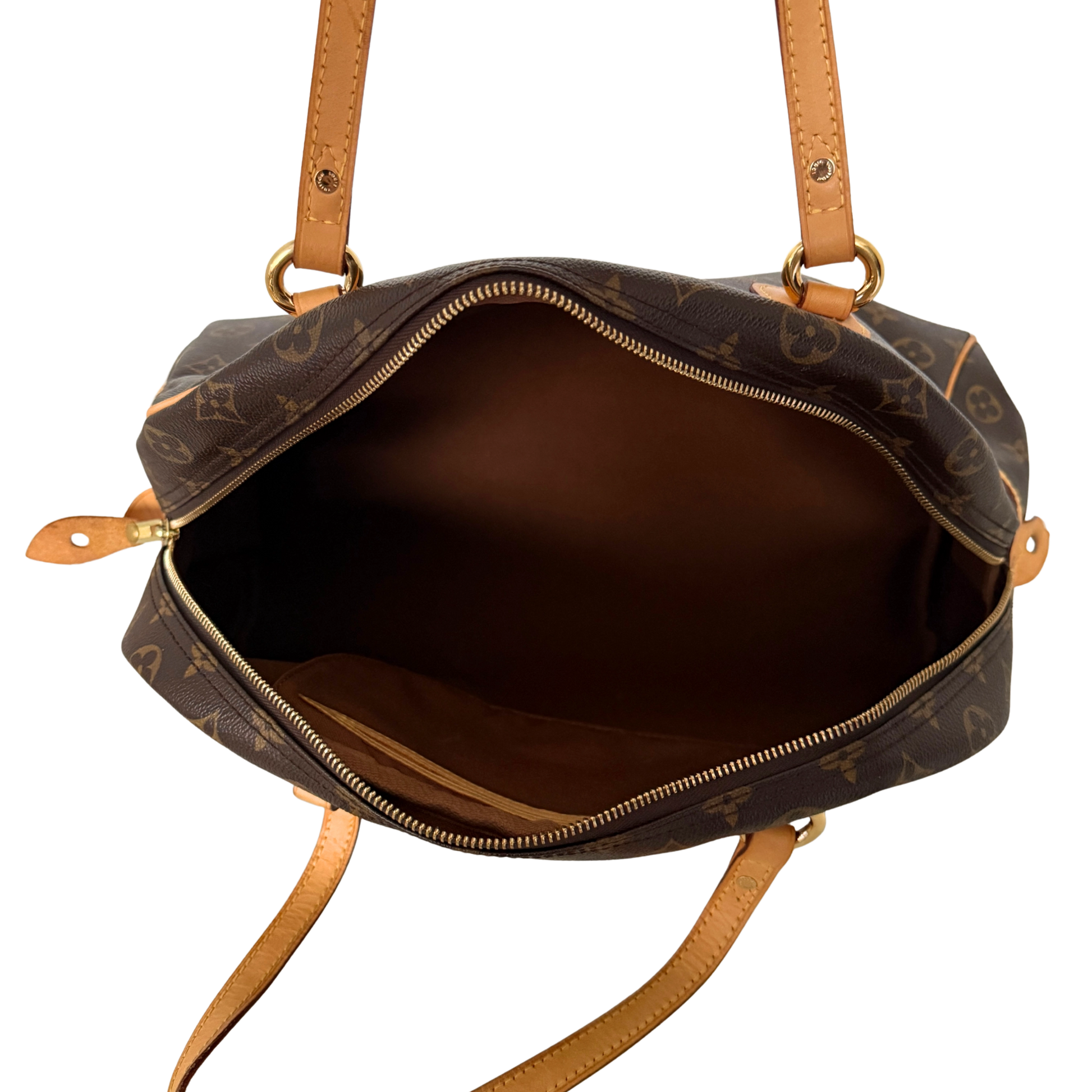 Louis Vuitton Montorgueil GM Schultertasche M95566 Braun / gut Louis Vuitton