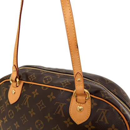 Louis Vuitton Montorgueil GM Schultertasche M95566 Braun / gut Louis Vuitton