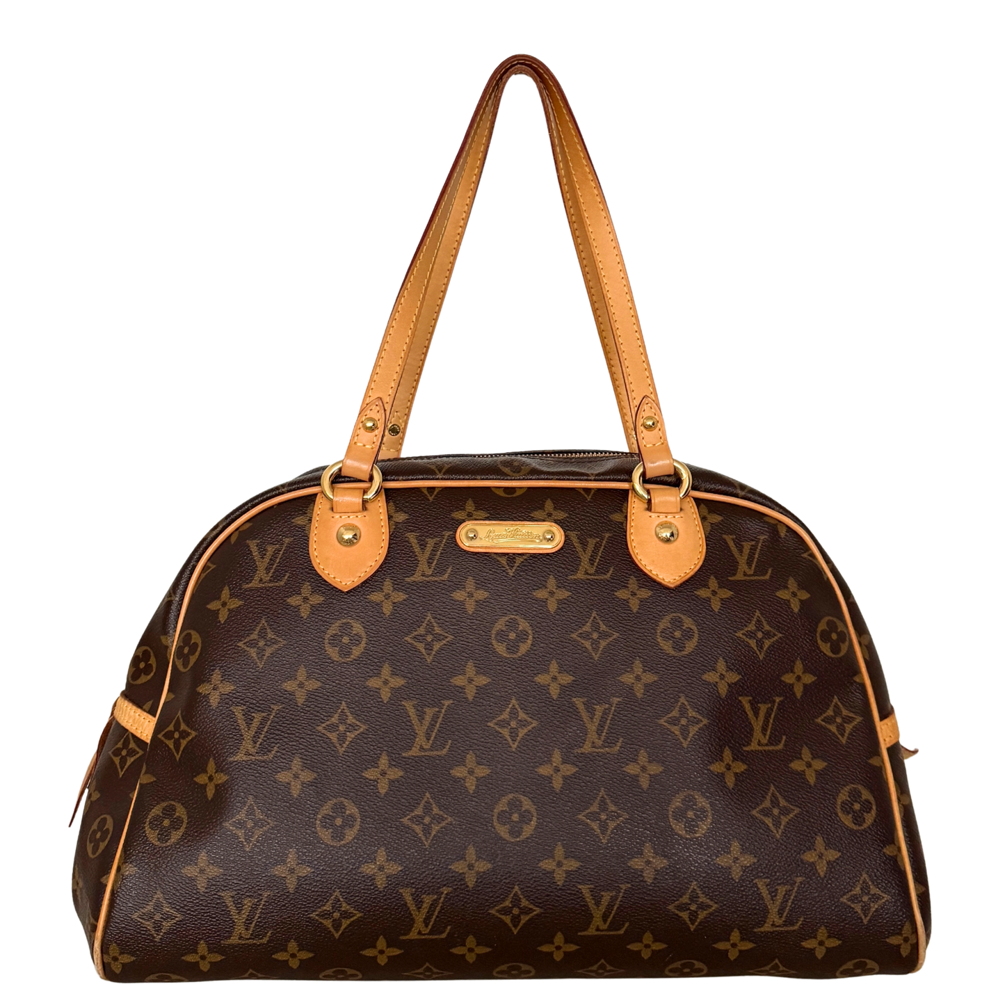 Louis Vuitton Montorgueil GM Schultertasche M95566 Braun / gut Louis Vuitton
