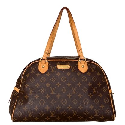 Louis Vuitton Montorgueil GM Schultertasche M95566 Braun / gut Louis Vuitton