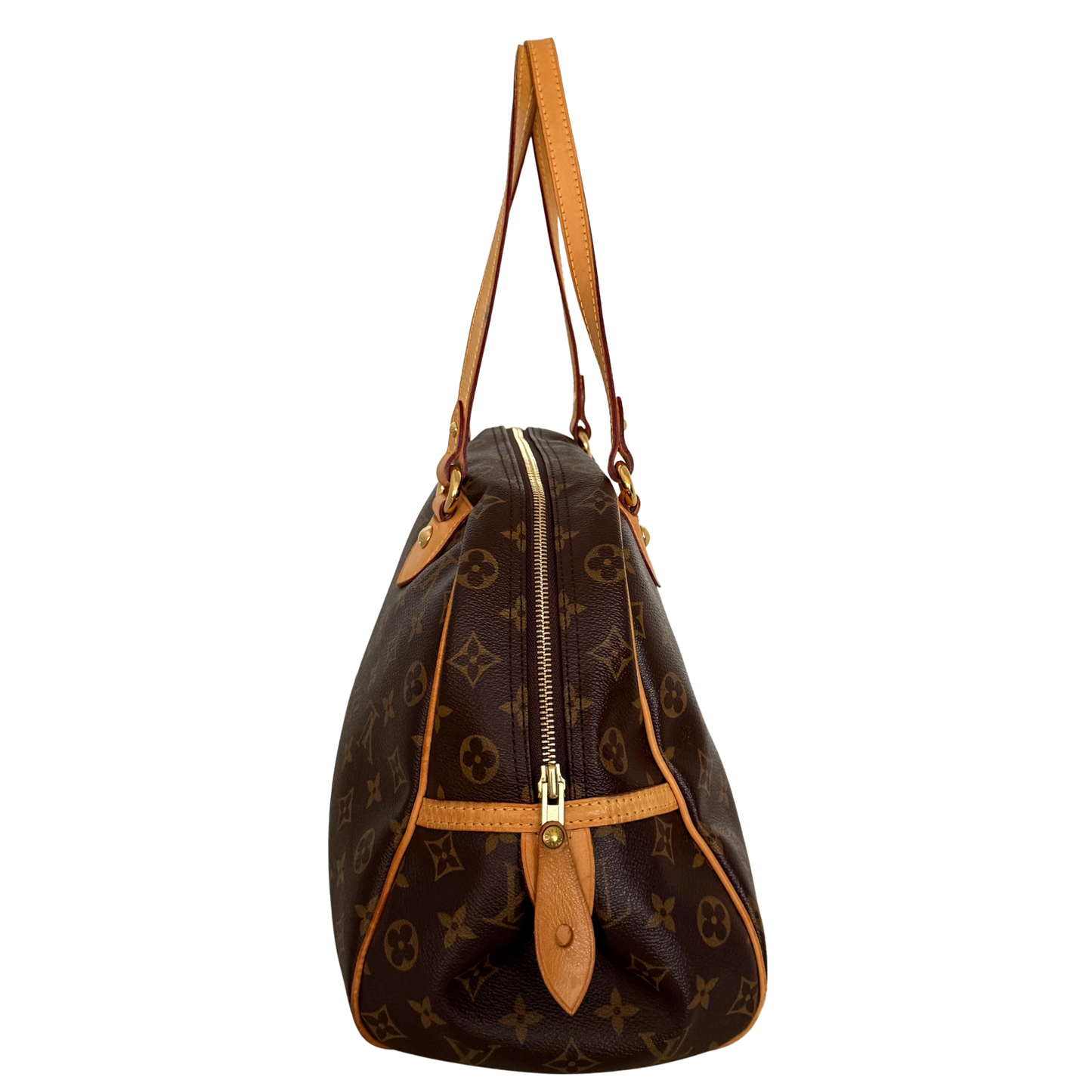 Louis Vuitton Montorgueil GM Schultertasche M95566 Braun / gut Louis Vuitton